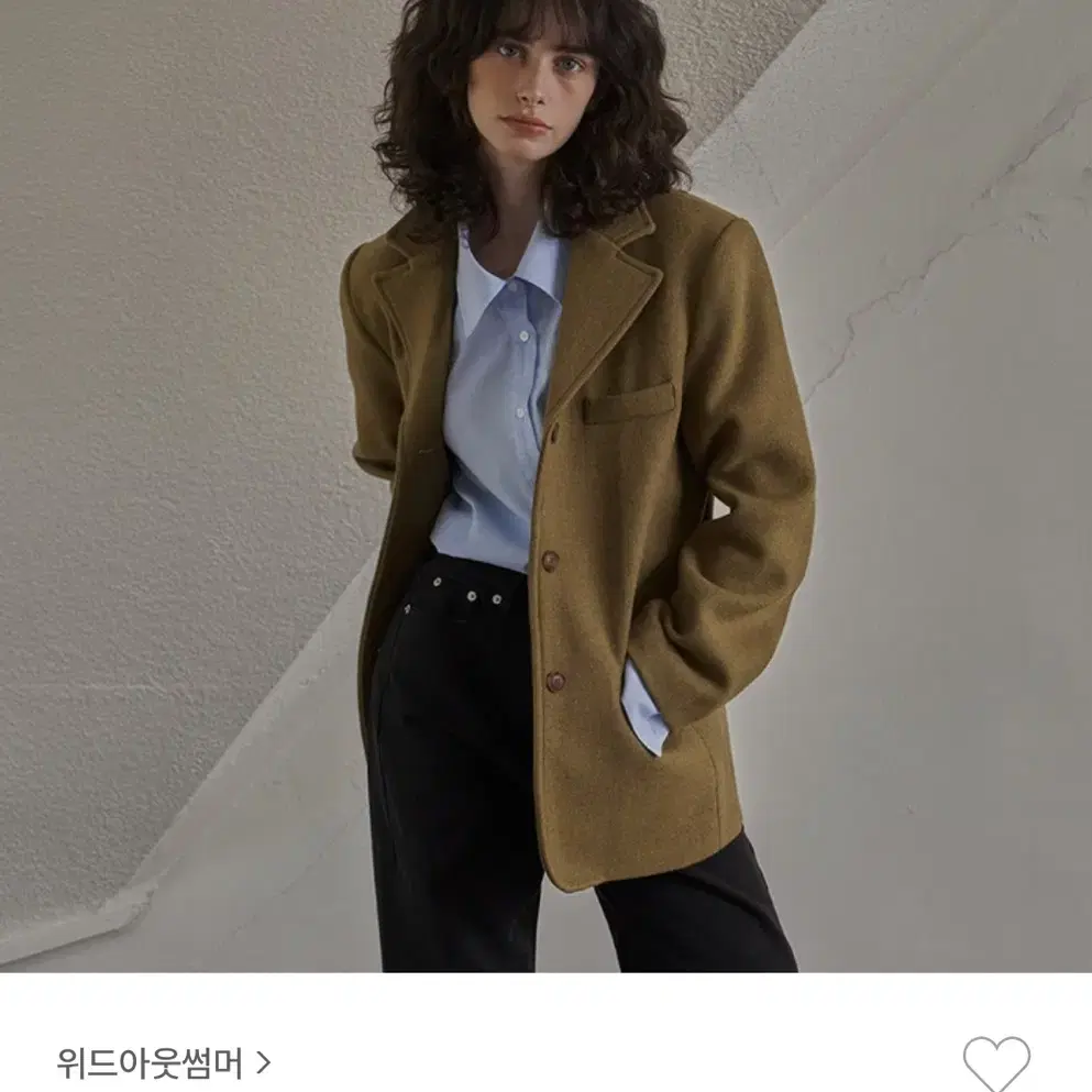 위드아웃썸머 로만자켓 카키