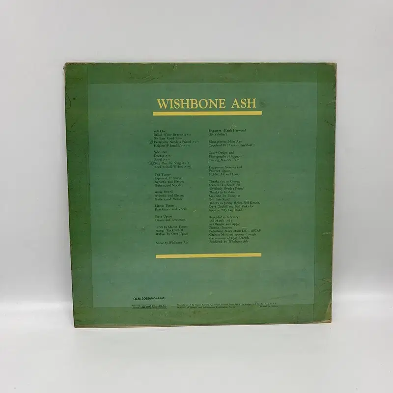 WISHBONE ASH LP / AA6506