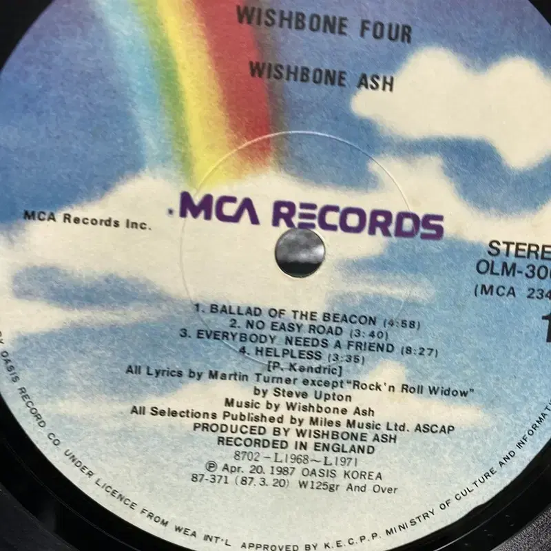 WISHBONE ASH LP / AA6506