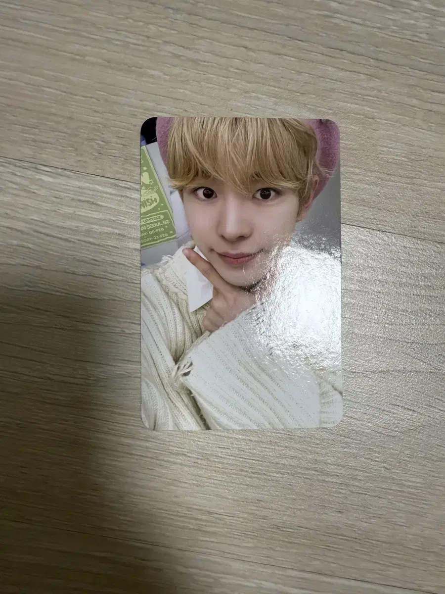 NCT Wish Uushi Wichu Cushion md photocard Transfer