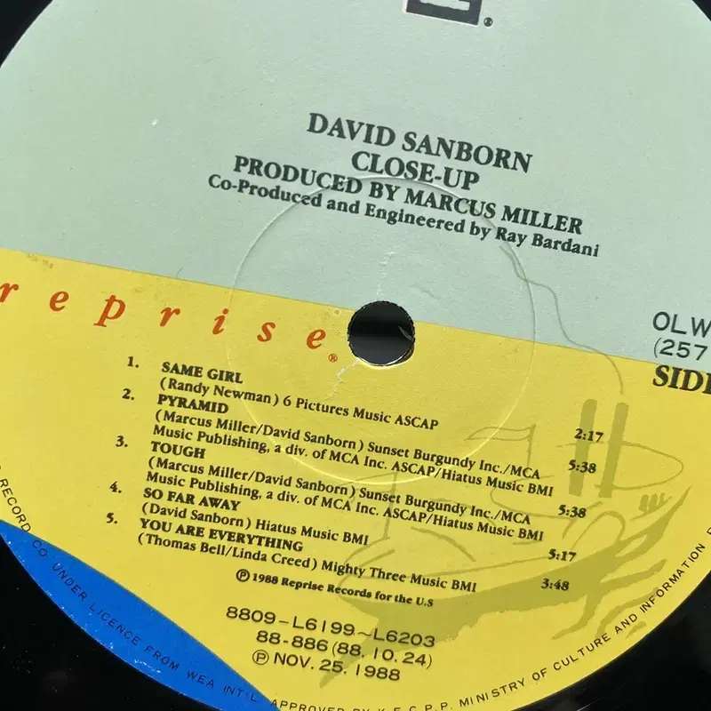 DAVID SANBORN LP / AA6528