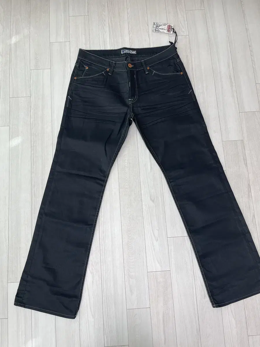 Hudson Black Denim Jeans New in Box 38" Large