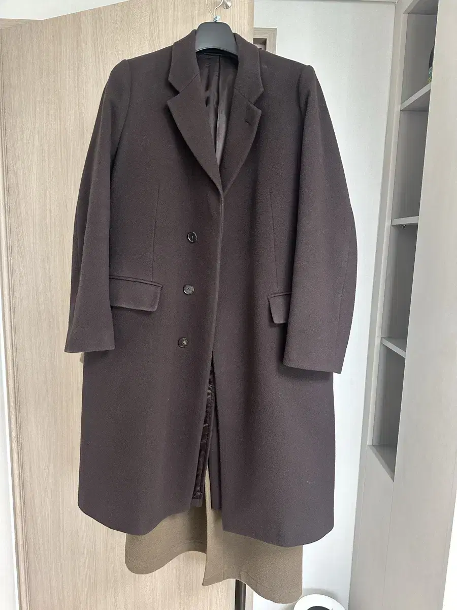 Aurari Melton Wool Chesterfield Coat