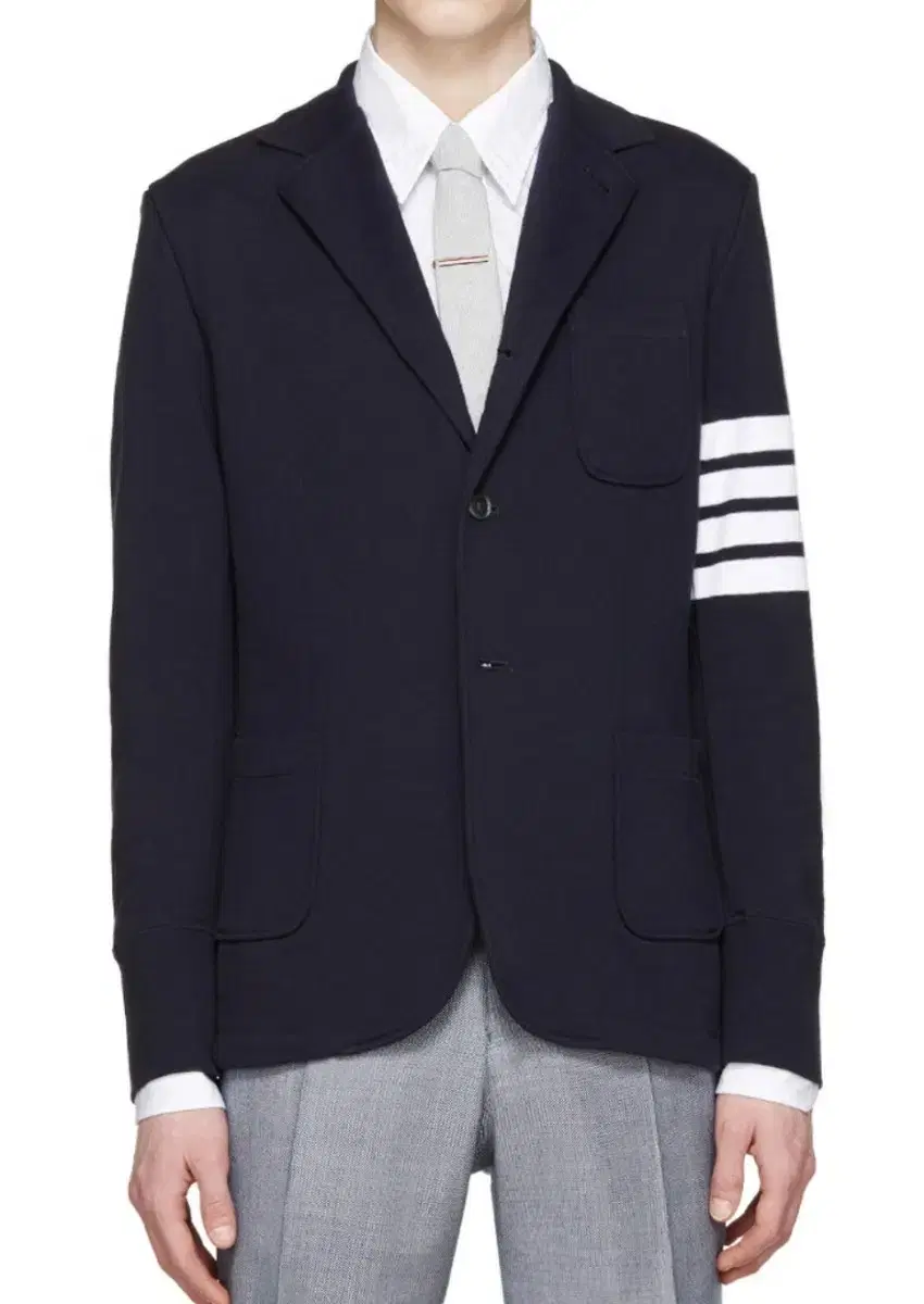 Genuine Thom Browne Diagonal Full-length Blazer Jacket