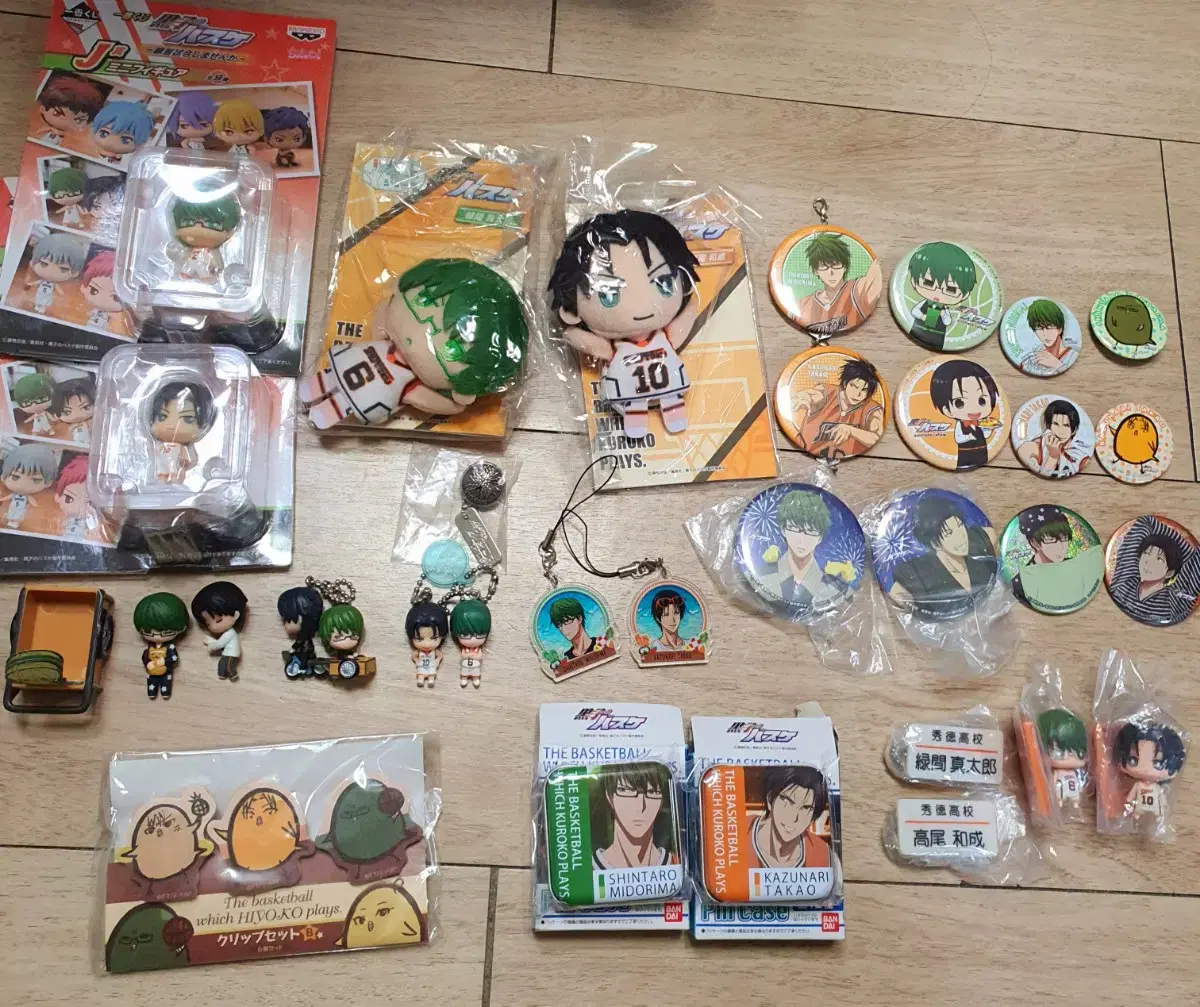 Kuroko'sBasketball Kunon Midorima Takao Figure doll Sells Gacha Badge