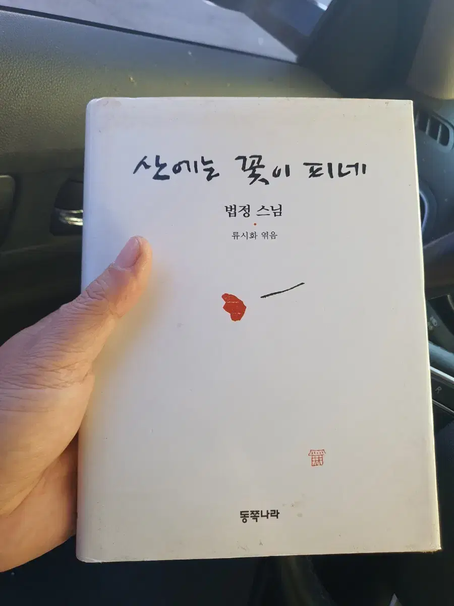 법정 산에는 꽃이피네