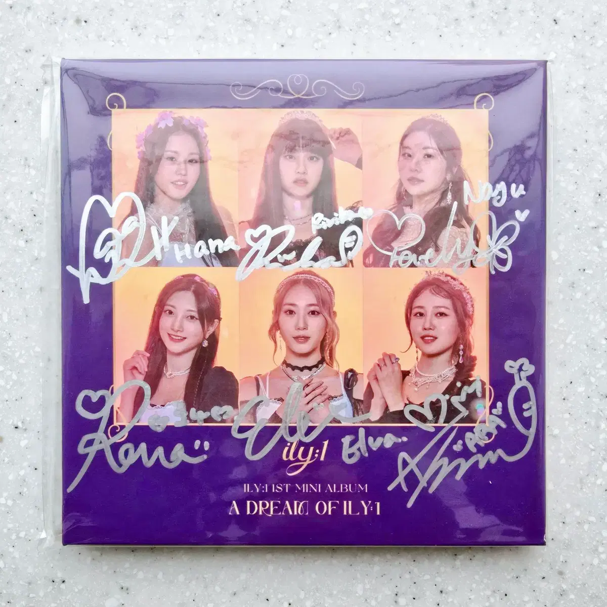 아일리원 ILY:1 별꽃동화 비앨 사인 CD