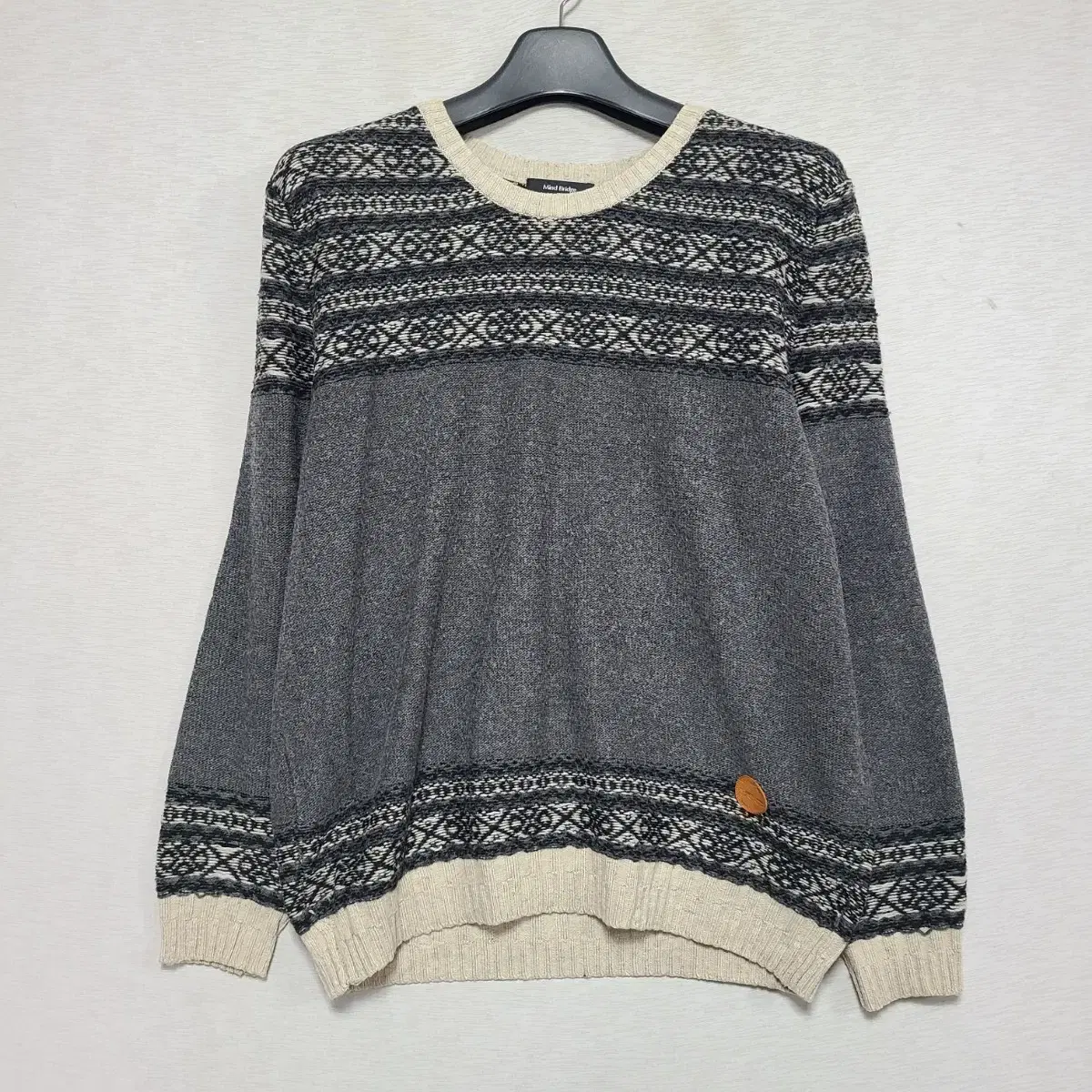 Mindbridge Pattern Round Knit M100 ㅡ1128