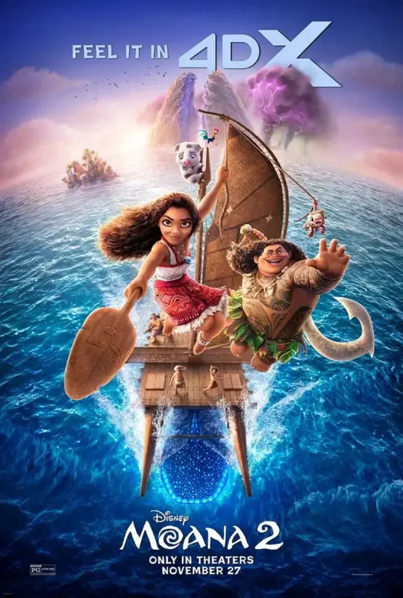 Moana 2 Podi poster 4DX CGV Seabee pre-order benefits