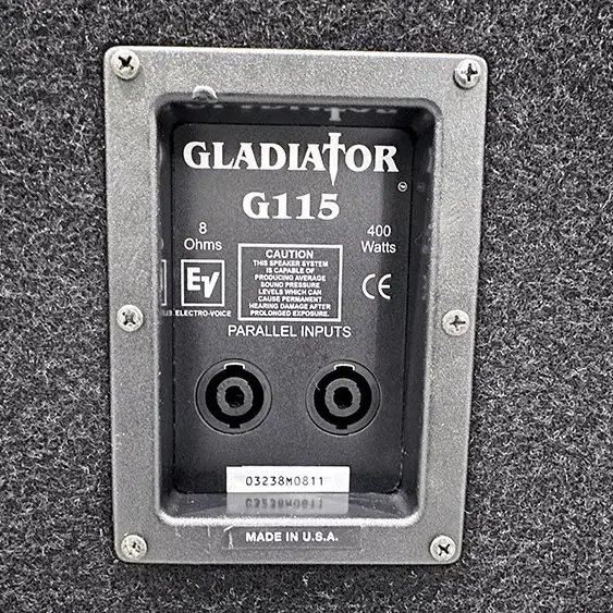 EV 15인치 2웨이 스피커 Gladiator G115 (1통)