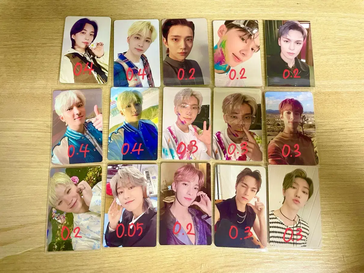 seventeen photocard wts jeonghan joshua junwoo jiwon myungho dk vernon