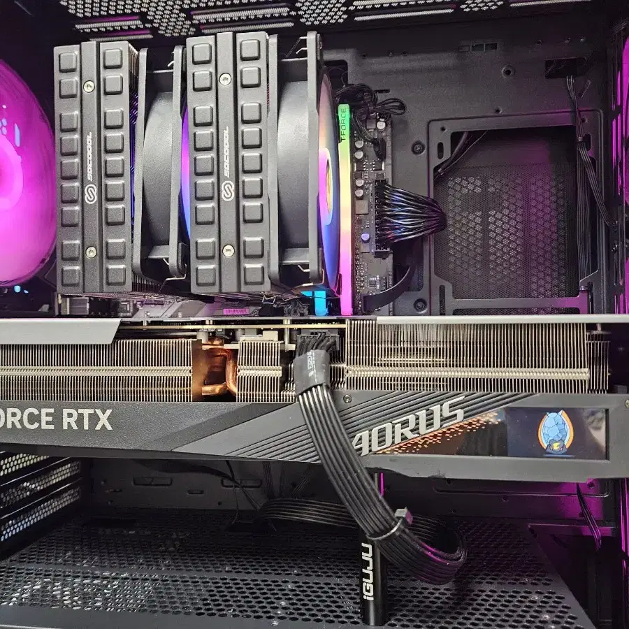 9800x3d, rtx4080 super 어로스마스터 본체