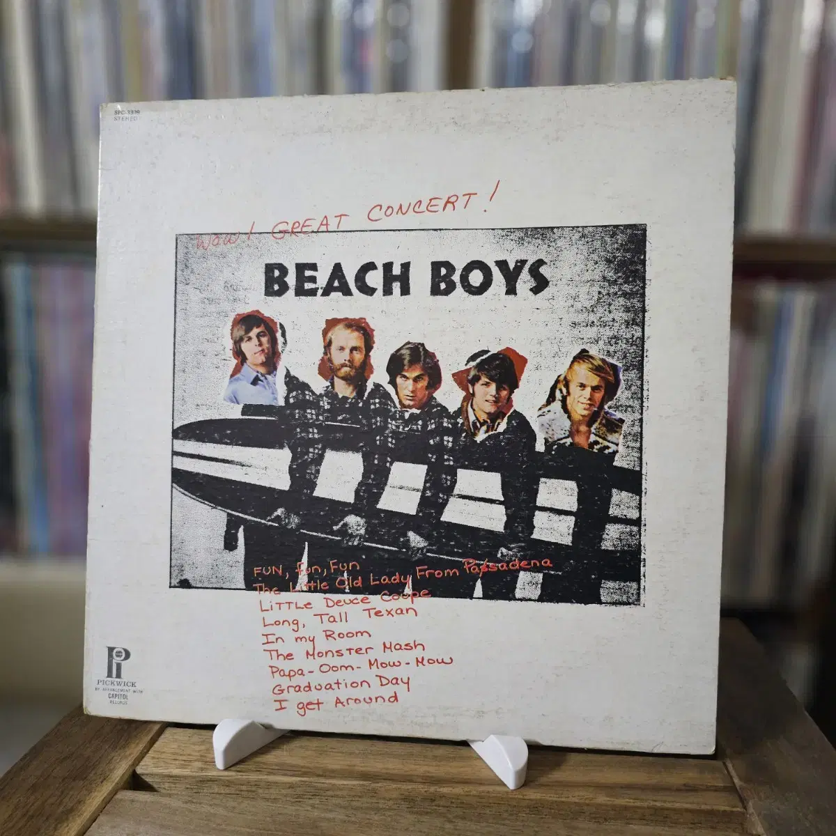 (미국반) 비치보이스의 콘서트 앨범 The Beach Boys LP