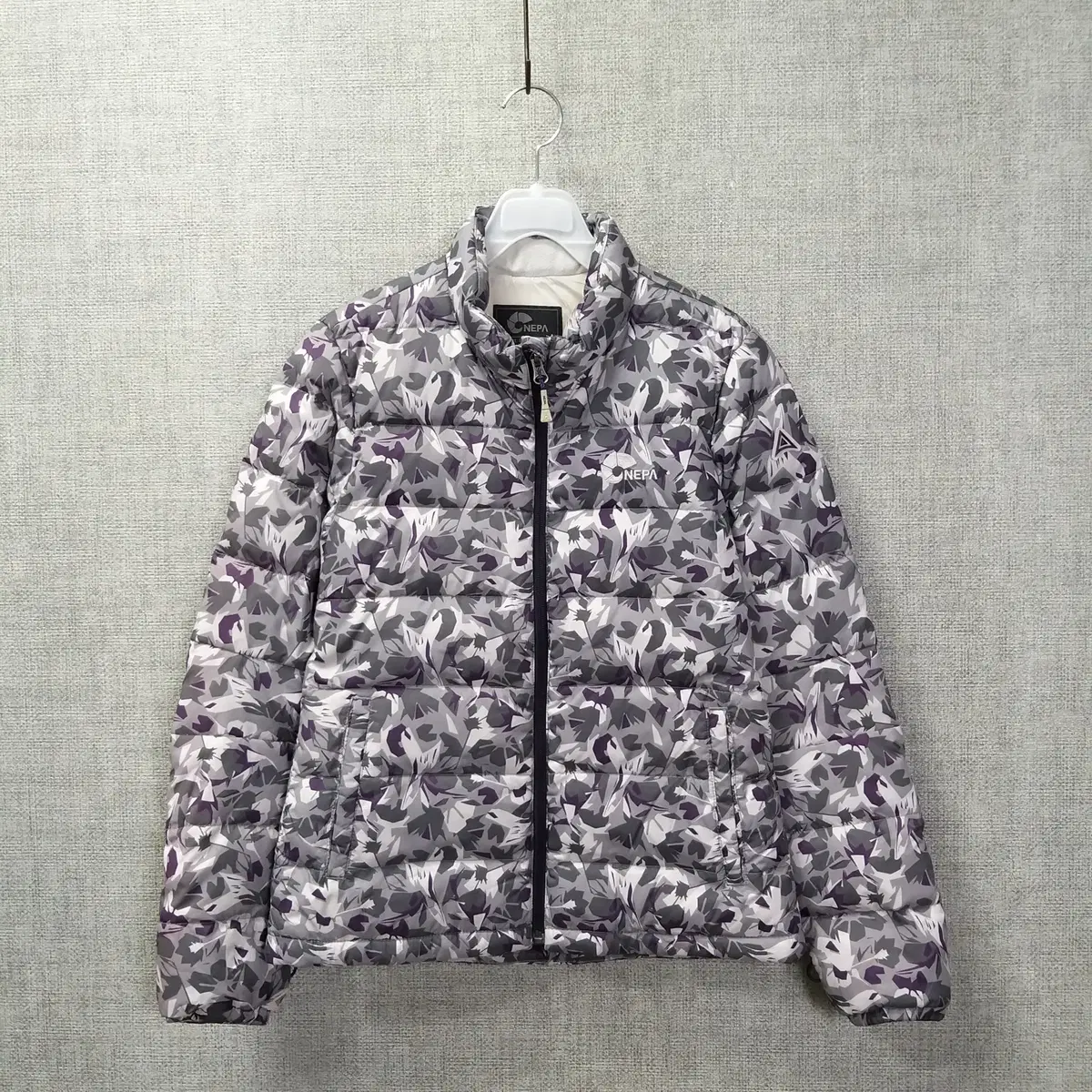 14. nepa grey pattern duck down puffer jacket women90