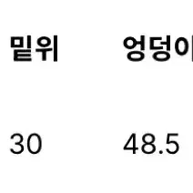 아비에무아 셀비지 스트레이트진 1사이즈