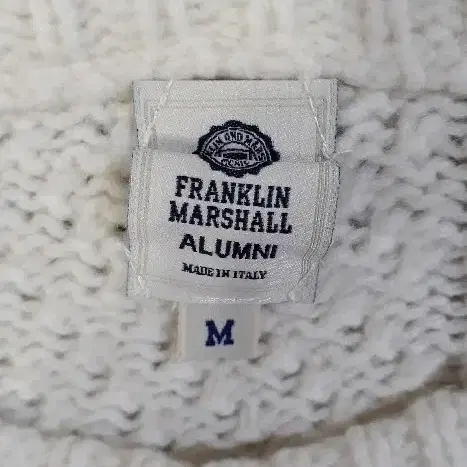 (새제품)이태리FRANKLIN MARSHALL프랭클린마샬 울두툼롱니트