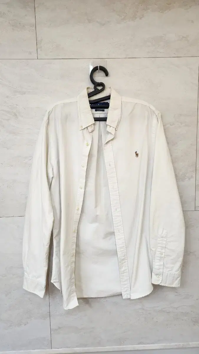 Polo Ralph Lauren Cotton Shirt White M Slim Fit