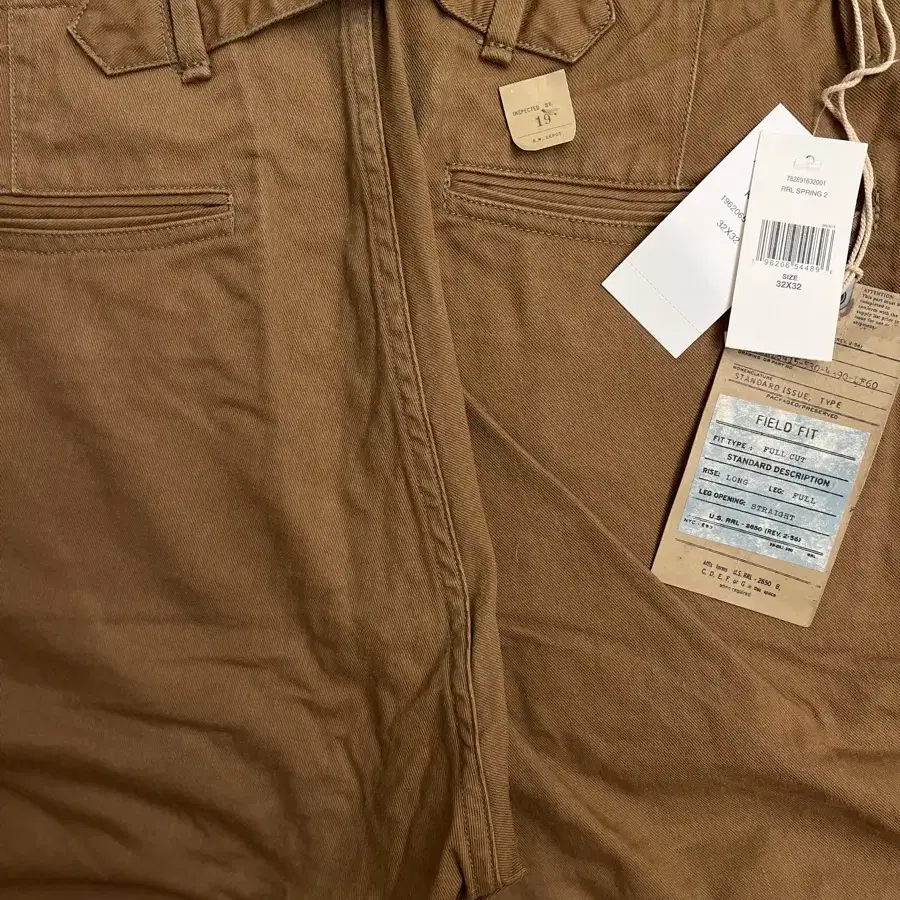 RRL CINCH BACK HEAVY COTTON FEILD PANTS