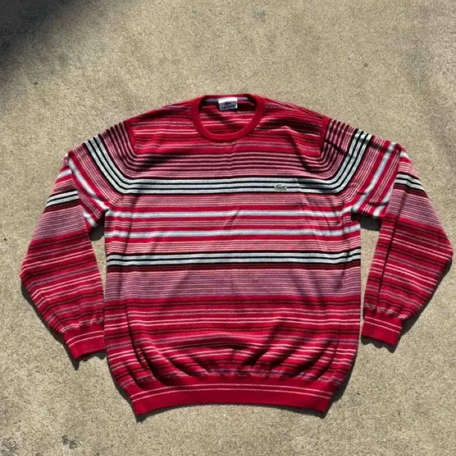 Old lacoste stripe knit