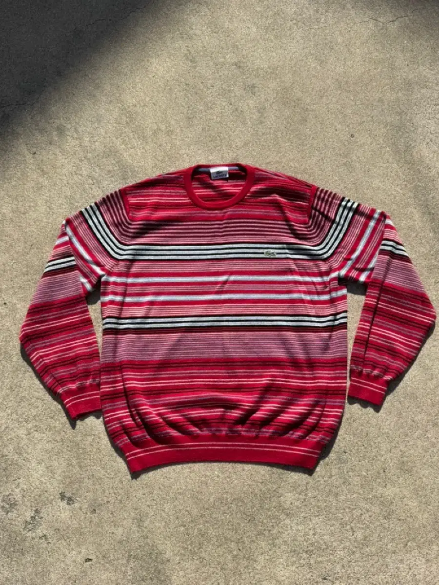 Old lacoste stripe knit