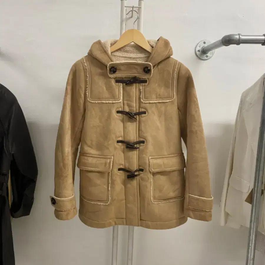 RAY BEAMS shearling duffle coat