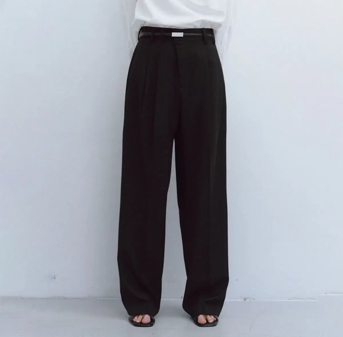 아우브아워 투턱 슬랙스 AUBOUR two tuck slacks