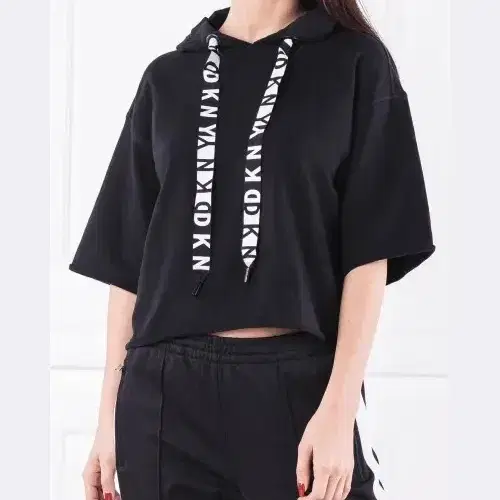 DKNY 후드 반팔티 S