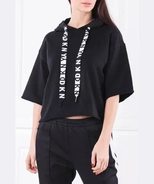 DKNY 후드 반팔티 S