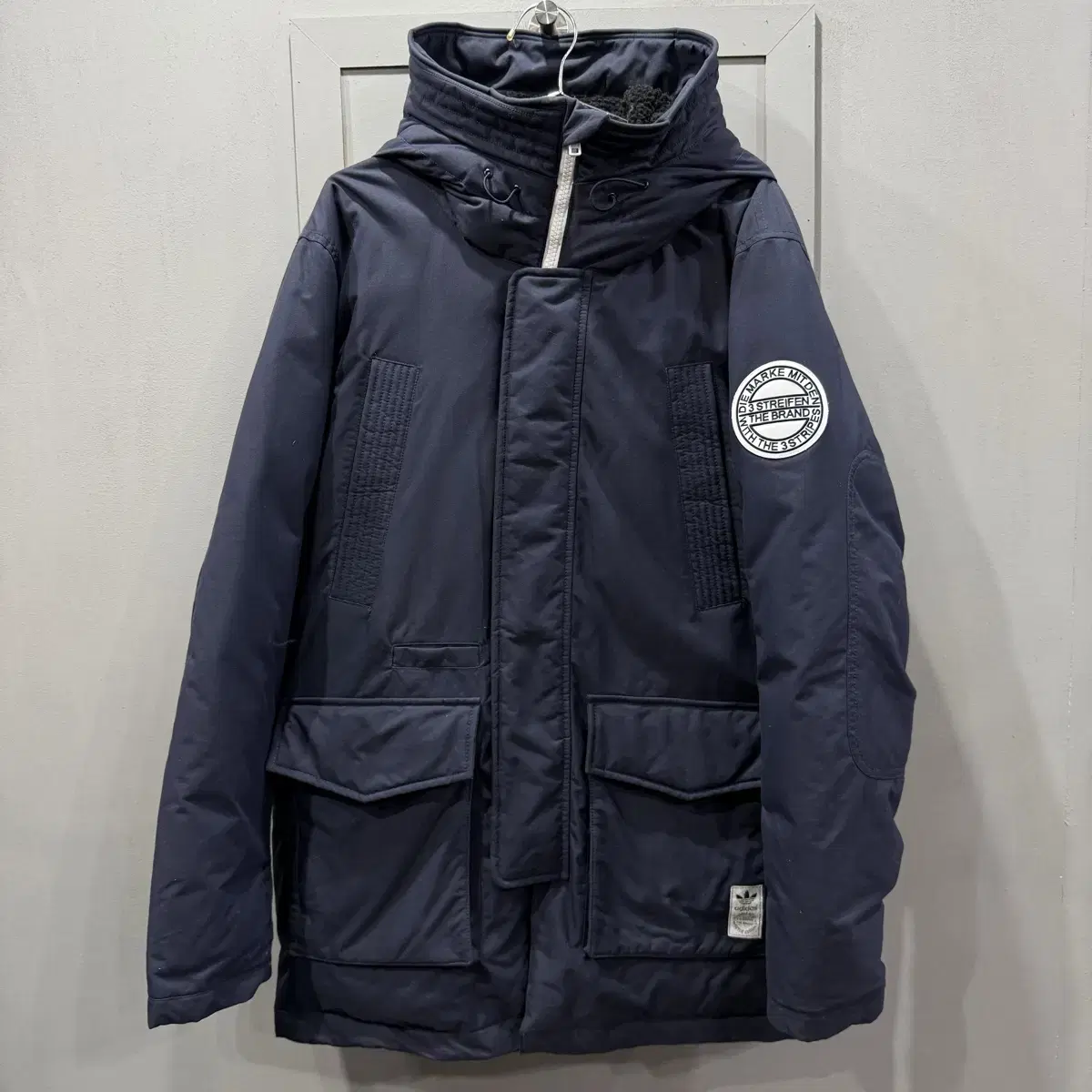 S Adidas Down Padded Field Jumper Jacket