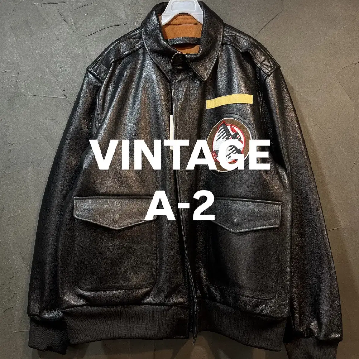 [XL] VINTAGE A-2 소가죽 자켓