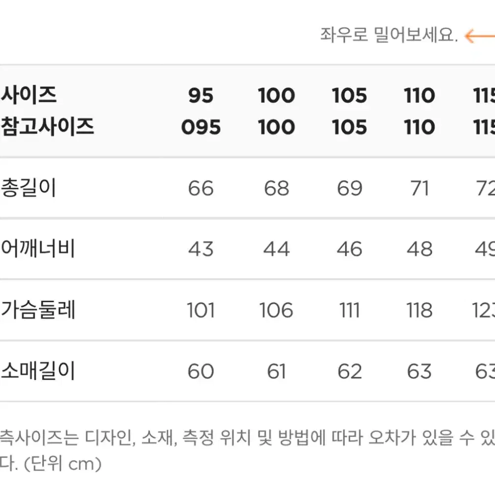 헤지스 네이비 컬러 배색 이중직 울 방풍 집업 새제품 110