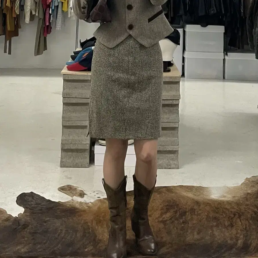 MAX MARA tweed skirt