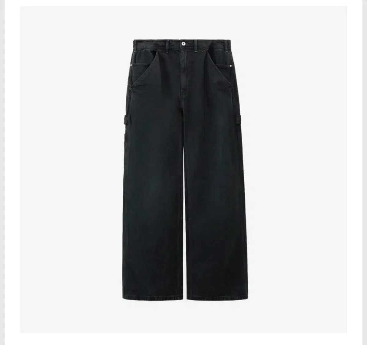 (3) Polythene Hammer Denim Pants 1.2V Black