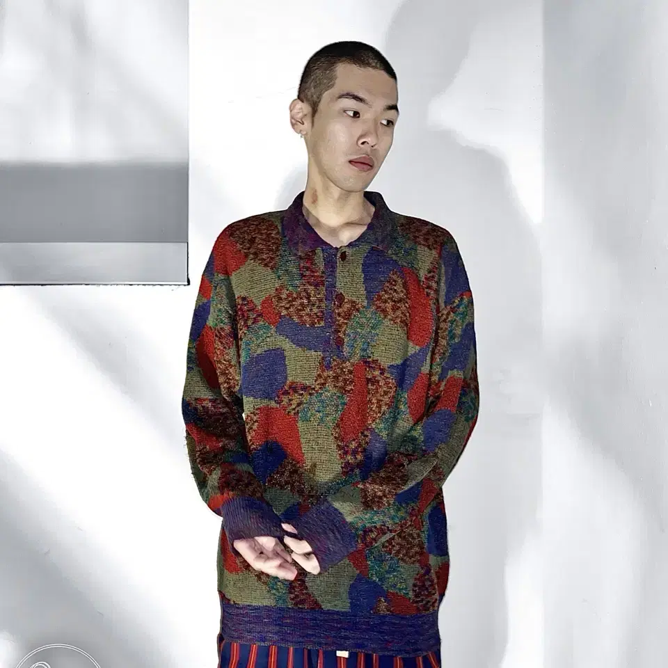 90s Missoni 미쏘니 아카이브 빈티지 오버사이즈 PK 니트 스웨터