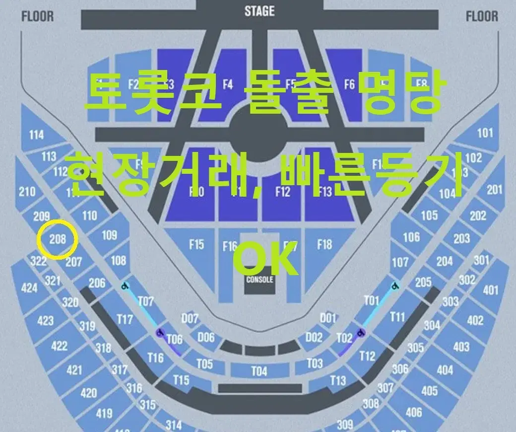 엔시티드림 드림쇼3 앙콘 첫콘 2층 208구역 양도