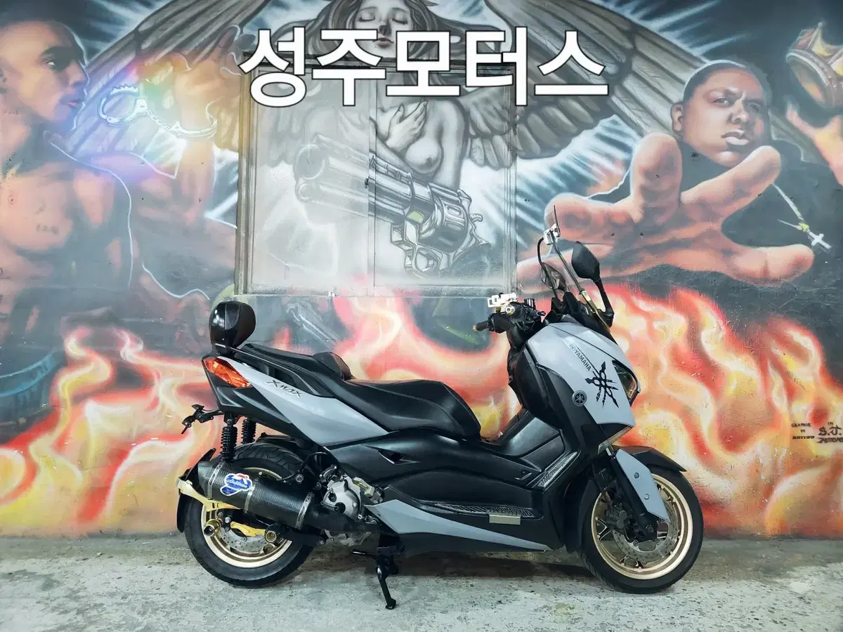 XMAX300CC/20년/무광그레이/49068KM/떼르미뇨니/부산오토바이