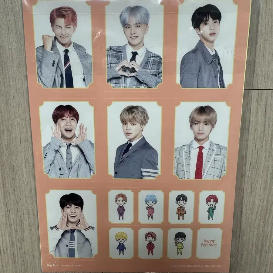 방탄소년단 4th muster sticker set