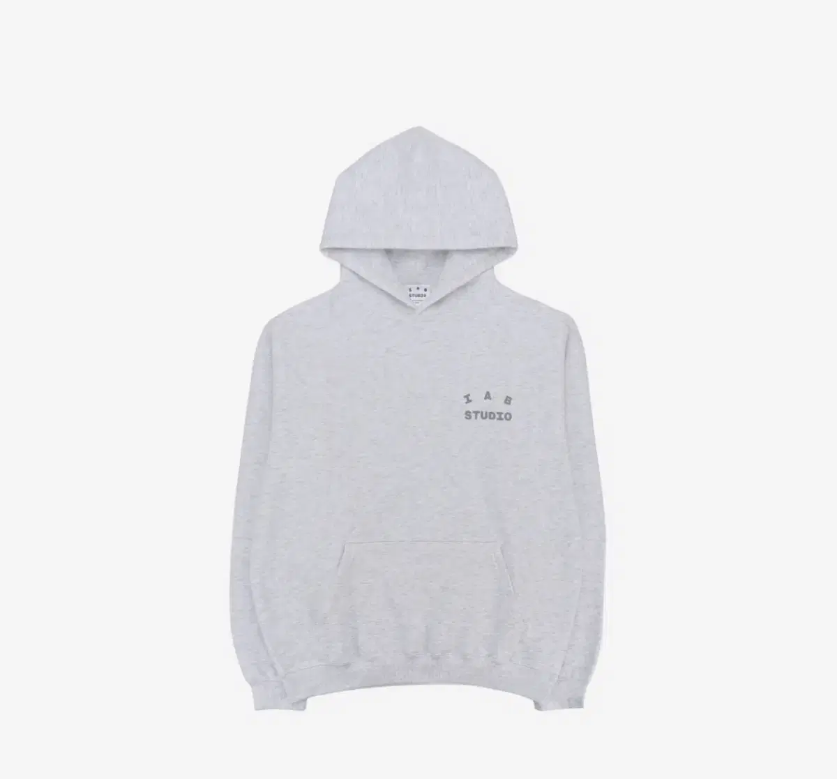 IAB STUDIO 24 LIGHT GRAY HOODIE 아이앱 스튜디오