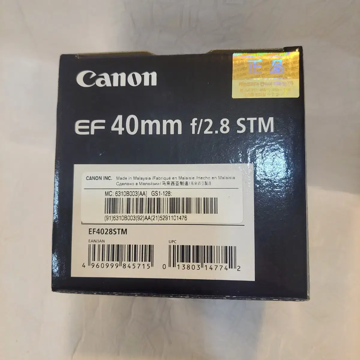 [신품]캐논 정품 플프용 EF 40mm t2.8 stm