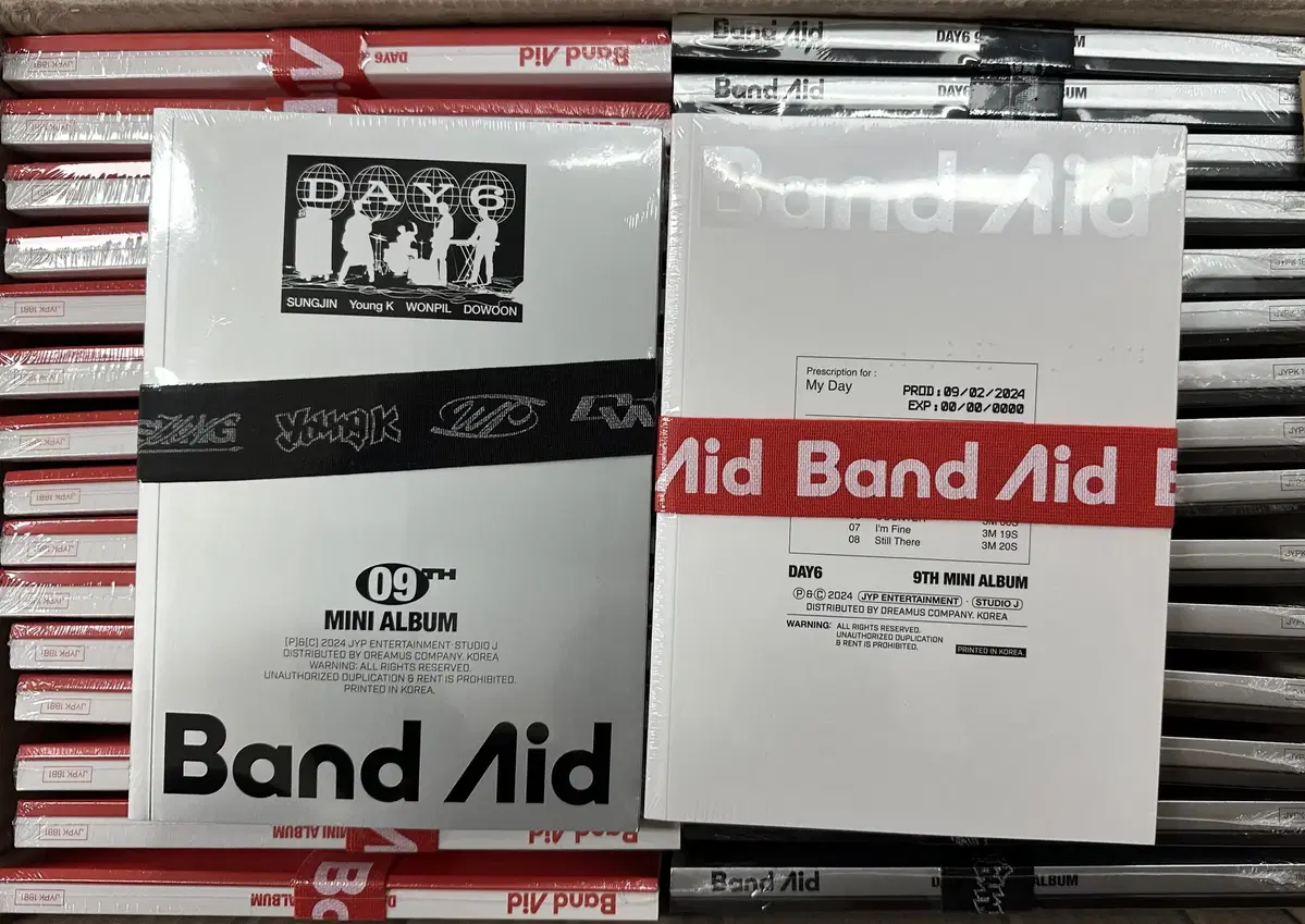 데이식스앨범 DAY6 일반반 Band Aid Rock Band 미개봉대량