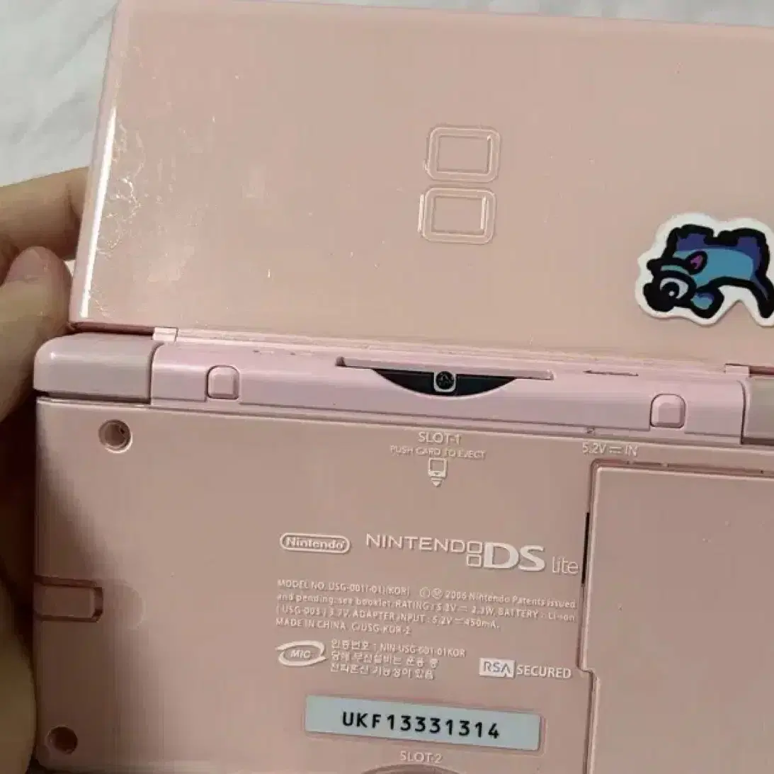 닌텐도 DS lite 노블핑크