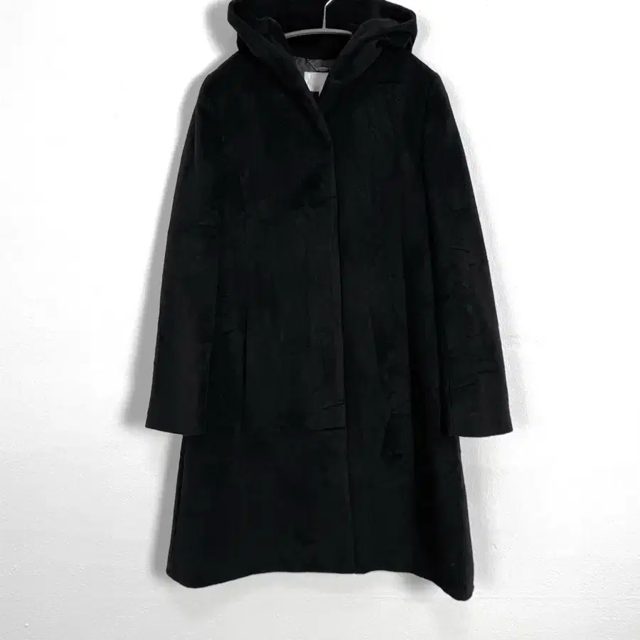 vintage hooded angora coat