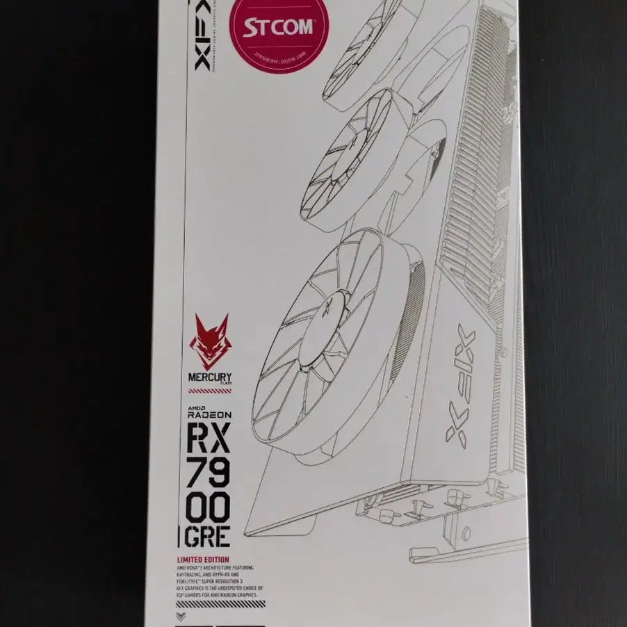 XFX 라데온 RX 7900 GRE Magnetic Air WHITE