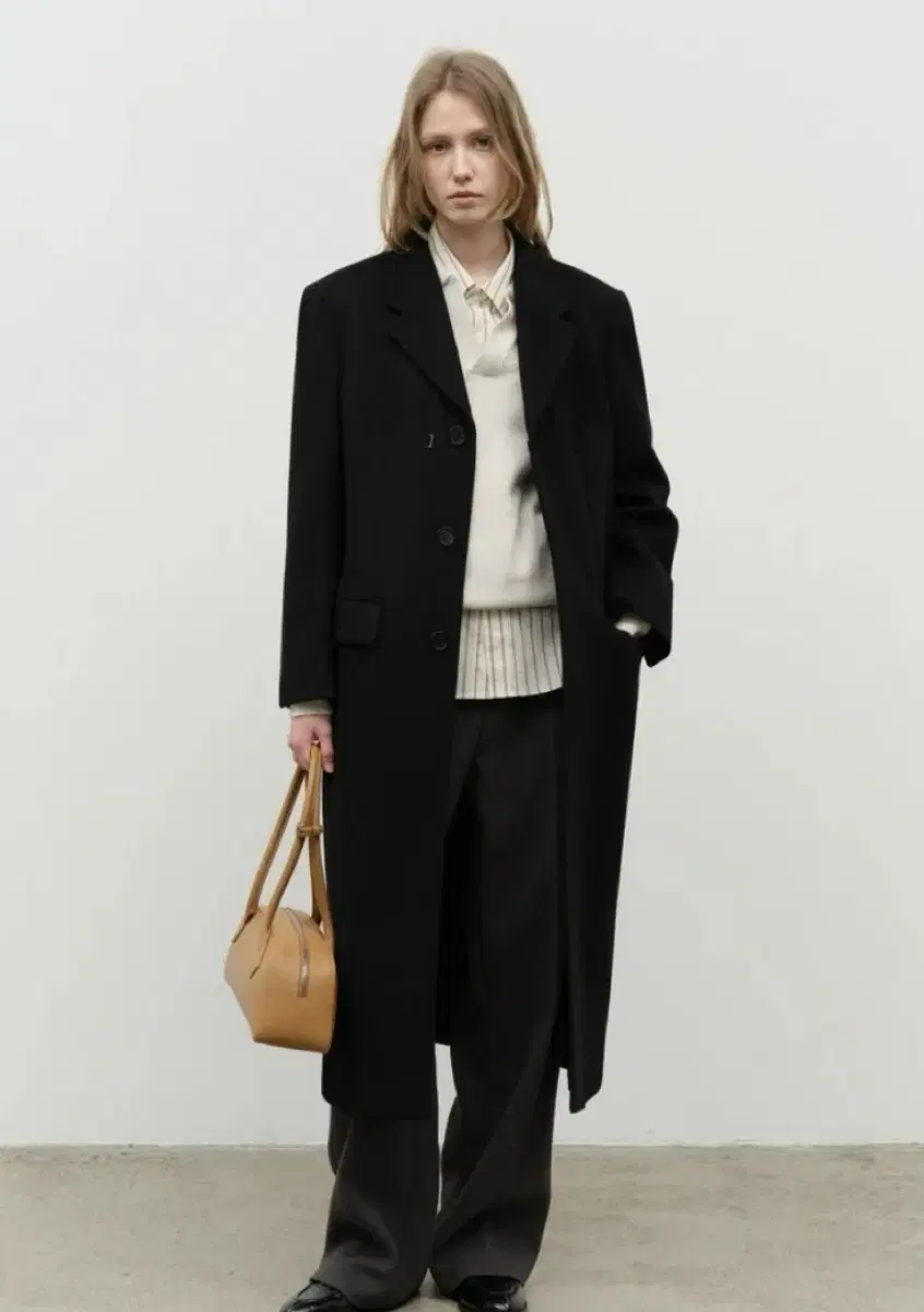 던스트 코트 2-WAY 3 BUTTON CASHMERE COAT UDCO