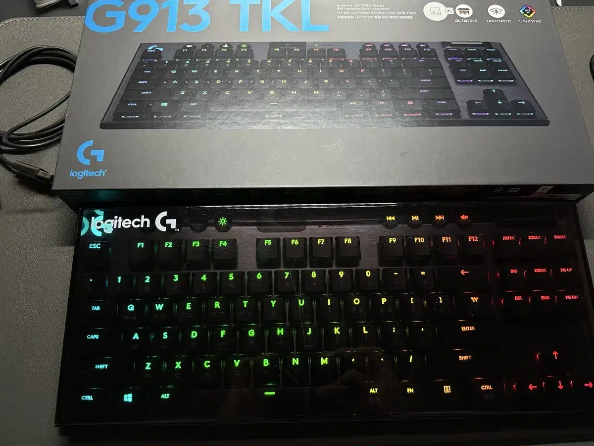 로지텍 G913 TKL 택티컬(갈축)