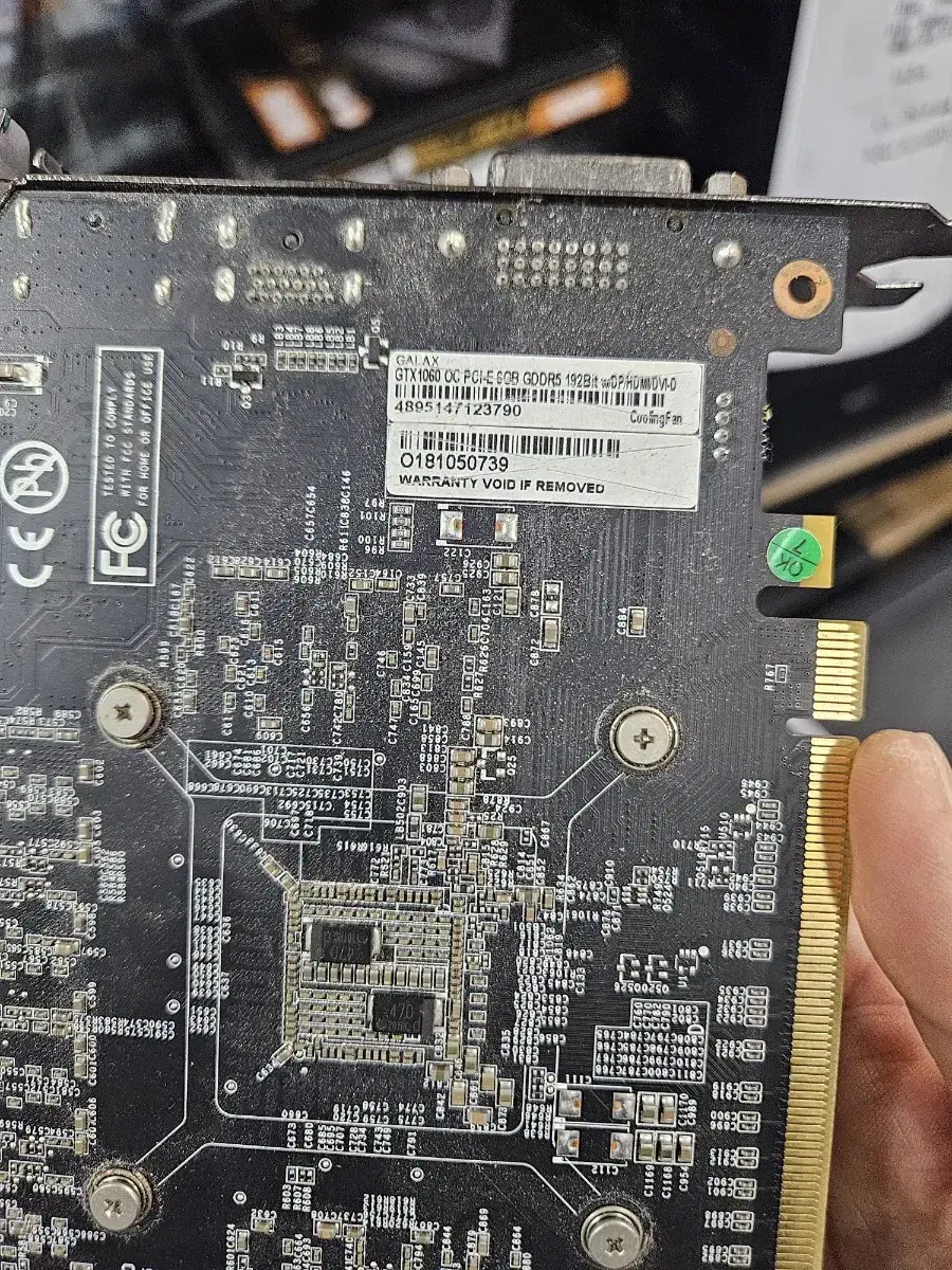 GTX 1060 6GB? 부품용 팝니다 5만원