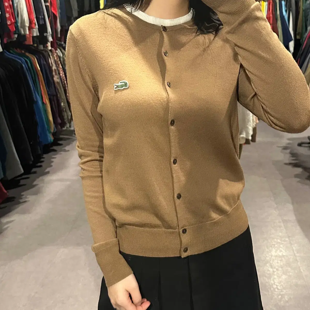 (117) LACOSTE 라코스테 가디건