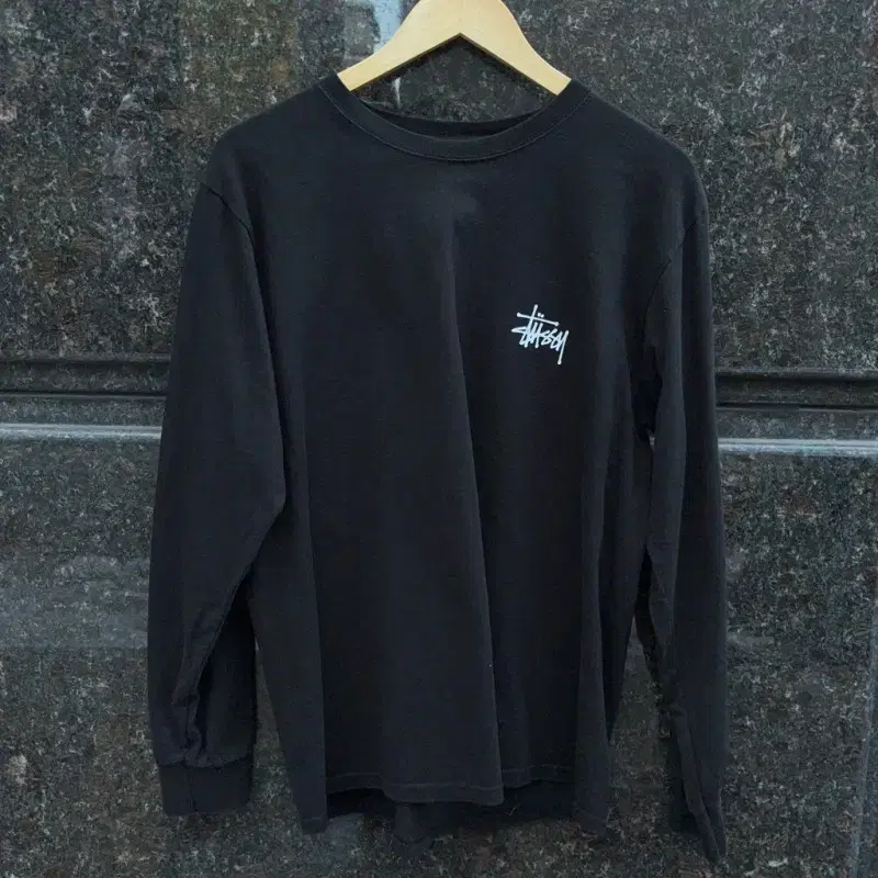 stussy 스투시 베이직 로고 긴팔