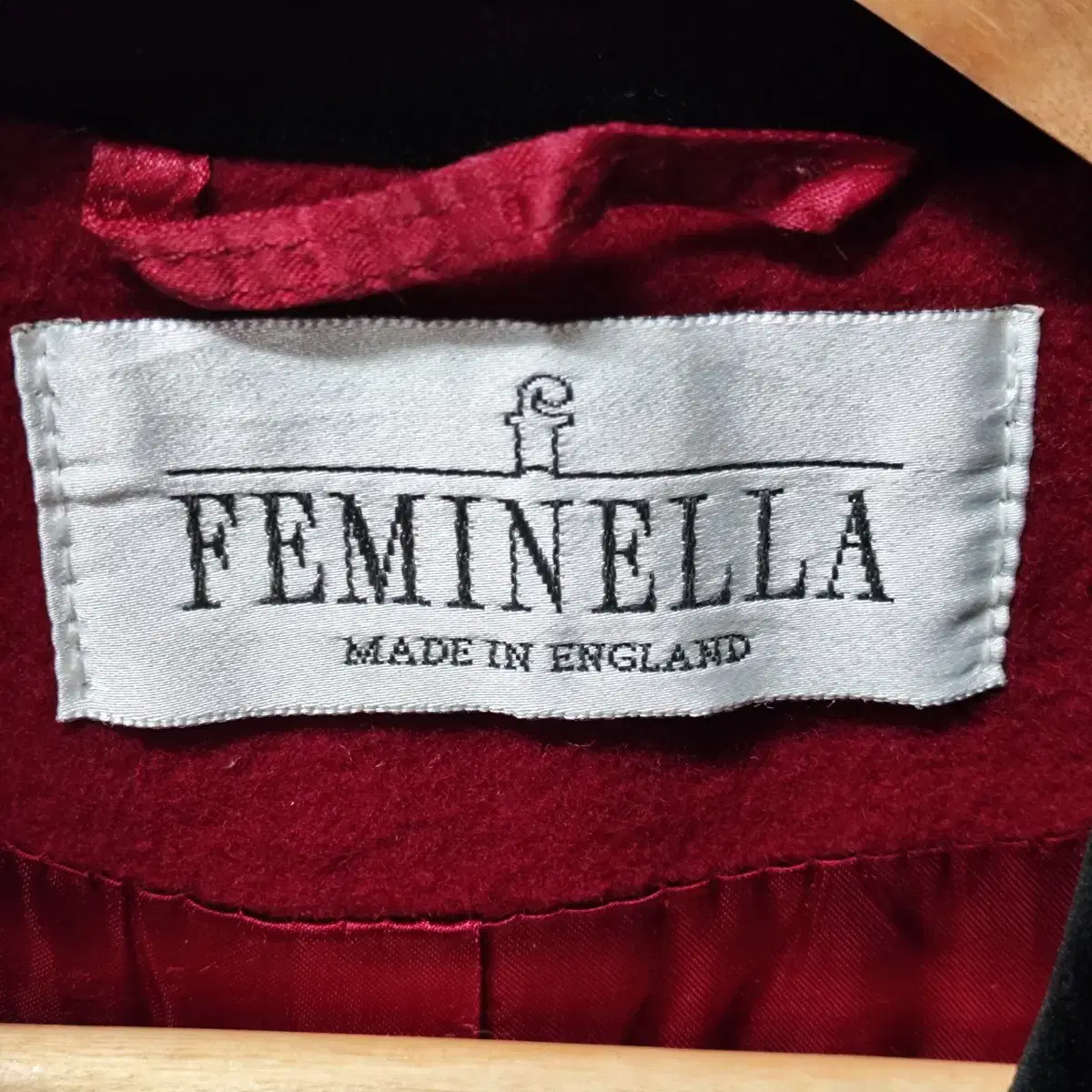 페미넬라 ENGLANDmade 캐시미어 더블 롱 코트