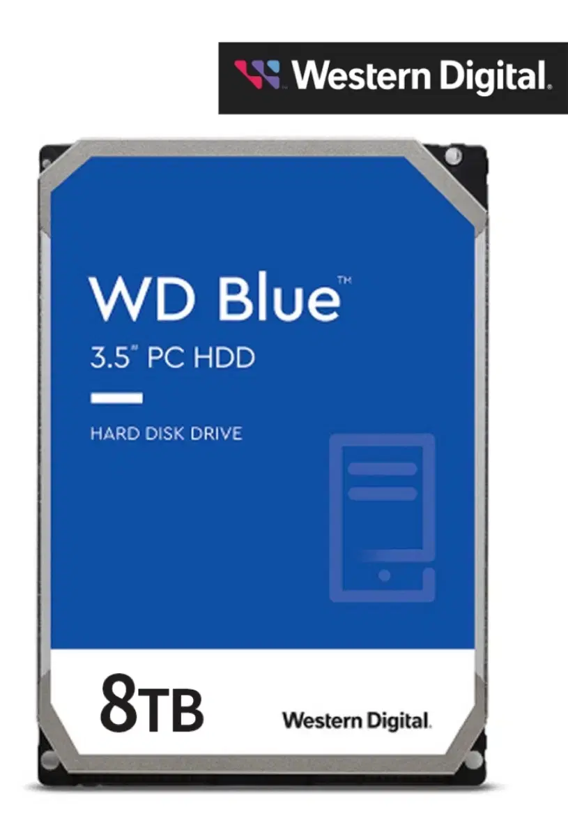 8tb 외장하드 초저가 급처!! ( WD BLUE HDD 8tb )